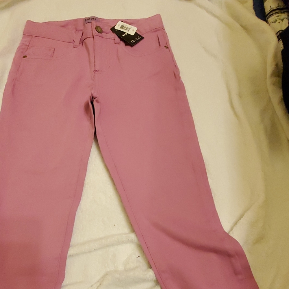 Girls purple jeans